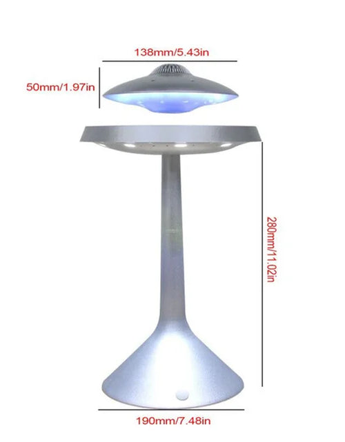 Load image into Gallery viewer, UFO Magnetic Levitation Floating Light LED Table Lamp Wired Bluetooth Speaker
