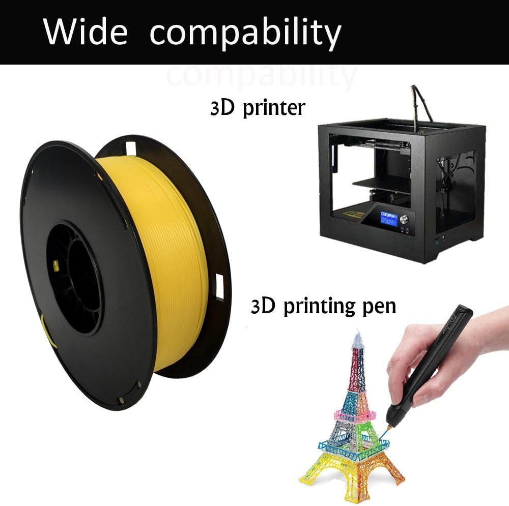 ABS Filament 1.75Mm, Blue ABS 3D Printer Filament, 1Kg Spool(2.2Lbs), Dimensional Accuracy +/- 0.03Mm, Fit FDM 3D Printer and 3D Pen