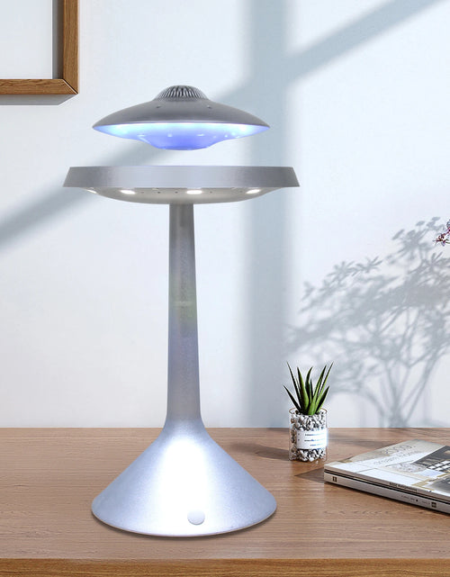 Load image into Gallery viewer, UFO Magnetic Levitation Floating Light LED Table Lamp Wired Bluetooth Speaker
